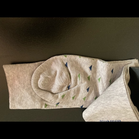 2 PAIRS 🔥🔥HOST PICK🔥🔥NEW 2 PAIRS OF MENS HUGO BOSS SOCKS GRAY SZ 7-13 - Picture 7 of 7